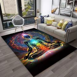 Tappeto yoga 7 Chakra: comfort meditativo per l'arredamento della casa