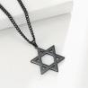 Collana con Stella di David in acciaio inossidabile - Gioielli unisex