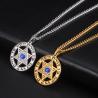 Collana con Stella di David in acciaio inossidabile - Gioielli unisex