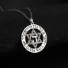 Collana con Stella di David in acciaio inossidabile - Gioielli unisex