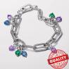 Chakra-Herzanhänger für ME/Moment-Armbänder | Sterlingsilber & Kristall...