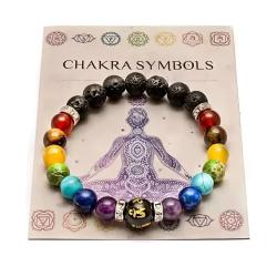 Bracelets Chakra pour hommes et femmes | Bijou d'énergie de guérison