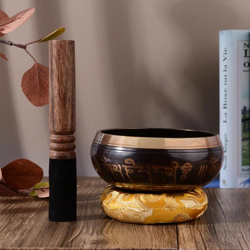 Handgefertigtes Set tibetischer Klangschalen – Entspannung & Meditation