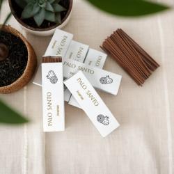 Coffret d'encens Palo Santo et Sauge Blanche - Aromathérapie Naturelle
