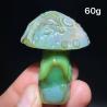 Pierre champignon en agate Alxa Gobi : Guérison et décoration naturelles