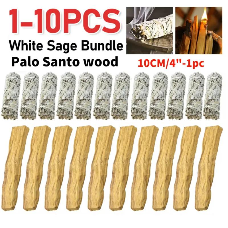 Palo Santo ve Beyaz Adaçayı Tütsü Demetleri, Arınma ve Meditasyon İçin