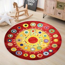 Mandala Yoga Halısı | Meditasyon ve Dekorasyon İçin Yumuşak Flanel Yer Minderi