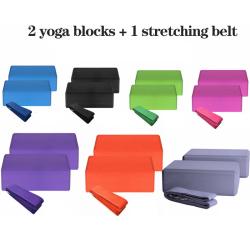 Yoga Bloğu ve Kayış Seti: Denge ve Esnekliği Geliştirin