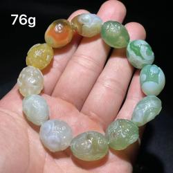 Gobi Akik Göz Boncukları - Dekoratif Amaçlı Doğal Çakra Reiki Şifa Taşları