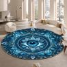 Mandala-Teppich mit dem Allsehenden Auge | Spirituelle und meditative Bodendekoration