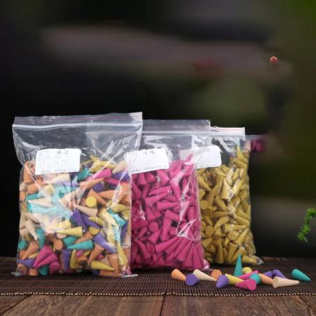 Natural Incense Cones: 30 Pcs Mix Flavors for Relaxation & Meditation