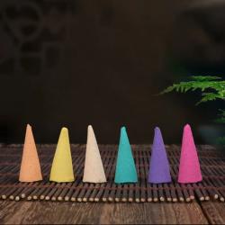 Natural Incense Cones: 30 Pcs Mix Flavors for Relaxation & Meditation
