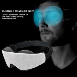 Blocca la luce e rilassati: maschera per dormire sagomata in 3D