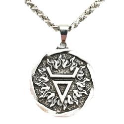 Collana con ciondolo e amuleto del dio slavo Veles