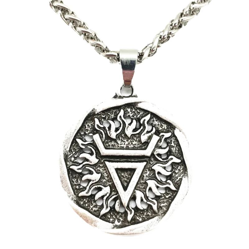 Collana con ciondolo e amuleto del dio slavo Veles