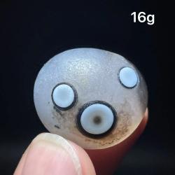 Perle de sardonyx jaune | Spécimen d'agate Gobi naturelle et pierre de chakra