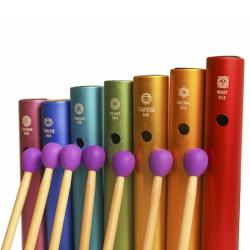 Heilende Windspiele: Farbenfrohe, musikalische Glocken für Meditation und Perkussion...