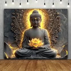 Wandteppich zum Thema Zen-Buddhismus: Schaffen Sie sich eine friedliche Oase zu Hause