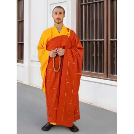 Robe de moine zen | Soutane cérémonielle pour la méditation et les rituels