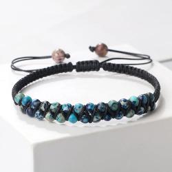 Bracelets en perles de pierre faits main | Ajustables et élégants