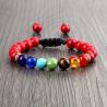 Équilibre et énergie : Bracelet en pierre de lave aux 7 chakras pour hommes et femmes