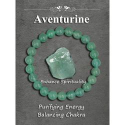 Bracelet en pierre d'aventurine : Chance, richesse et équilibre émotionnel