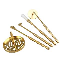 Kit fai da te per la produzione di incenso | Set in ottone da 5 pezzi per meditazione e aromaterapia