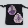 Amethyst- und Rosenquarz-Sorgensteine: Heilkristalle für die Meditation