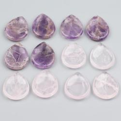 Amethyst- und Rosenquarz-Sorgensteine: Heilkristalle für die Meditation