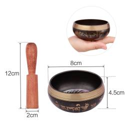 Bols chantants tibétains faits main pour la méditation et la guérison des chakras
