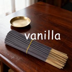 Encens parfumé à la vanille : Purifiez et détendez-vous avec des bâtonnets naturels