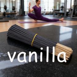 Encens parfumé à la vanille : Purifiez et détendez-vous avec des bâtonnets naturels
