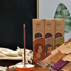 Räucherstäbchen mit Rose und Sandelholz | Natürlicher Raumduft