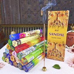 Bâtonnets d'encens à la lavande et au jasmin pour la méditation et la relaxation