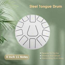Steel Tongue Drum - 11 note, percussioni rilassanti per yoga e meditazione...