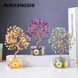 Ensemble de 7 cristaux pour les chakras : Améliorez votre chance et votre énergie grâce à la décoration Feng Shui