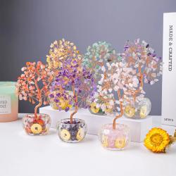 Ensemble de 7 cristaux pour les chakras : Améliorez votre chance et votre énergie grâce à la décoration Feng Shui