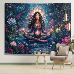 Arazzo Fantasy Lotus: decorazione mistica per la casa e l'ufficio