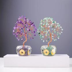 Ensemble de 7 cristaux pour les chakras : Améliorez votre chance et votre énergie grâce à la décoration Feng Shui