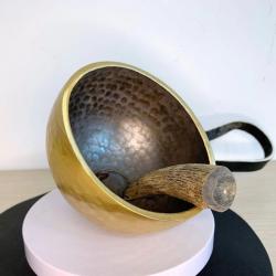 Campanelli eolici tibetani in ottone: rame e ottone fatti a mano per la meditazione e...