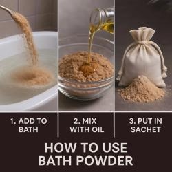 Premium Sandalwood Powder: Natural Incense & Skincare