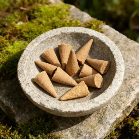 Cônes d'encens de Palo Santo et de sauge blanche : Purifiez et méditez