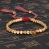 Braccialetto tibetano con perline di rame: stile etnico, fatto a mano e boho