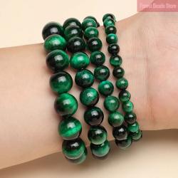 Green Tiger Eye Bracelets: Healing, Chakra Balance & Stress Relief
