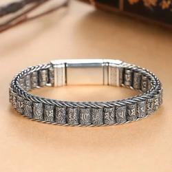 Armband mit tibetisch-buddhistischem Mantra: Glücksbringer mit sechs Worten