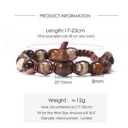 Armband mit tibetischen Buddha-Perlen | Schmuck für Seelenheilung und Wohlbefinden