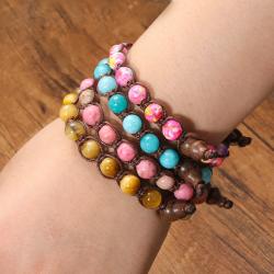 Armband mit tibetischen Buddha-Perlen | Schmuck für Seelenheilung und Wohlbefinden