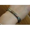 Tibetisches Om Mani Padme Hum Kupfer-Messing-Armband