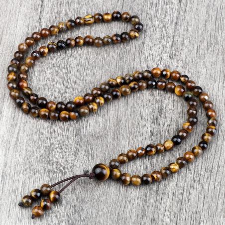 Tigerauge-Stein-Halskette & Armband-Set – Chakra-Heilung & Schutz