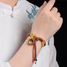 Bracelet Thangka tibétain Tara Verte : Bénédictions et Protection
